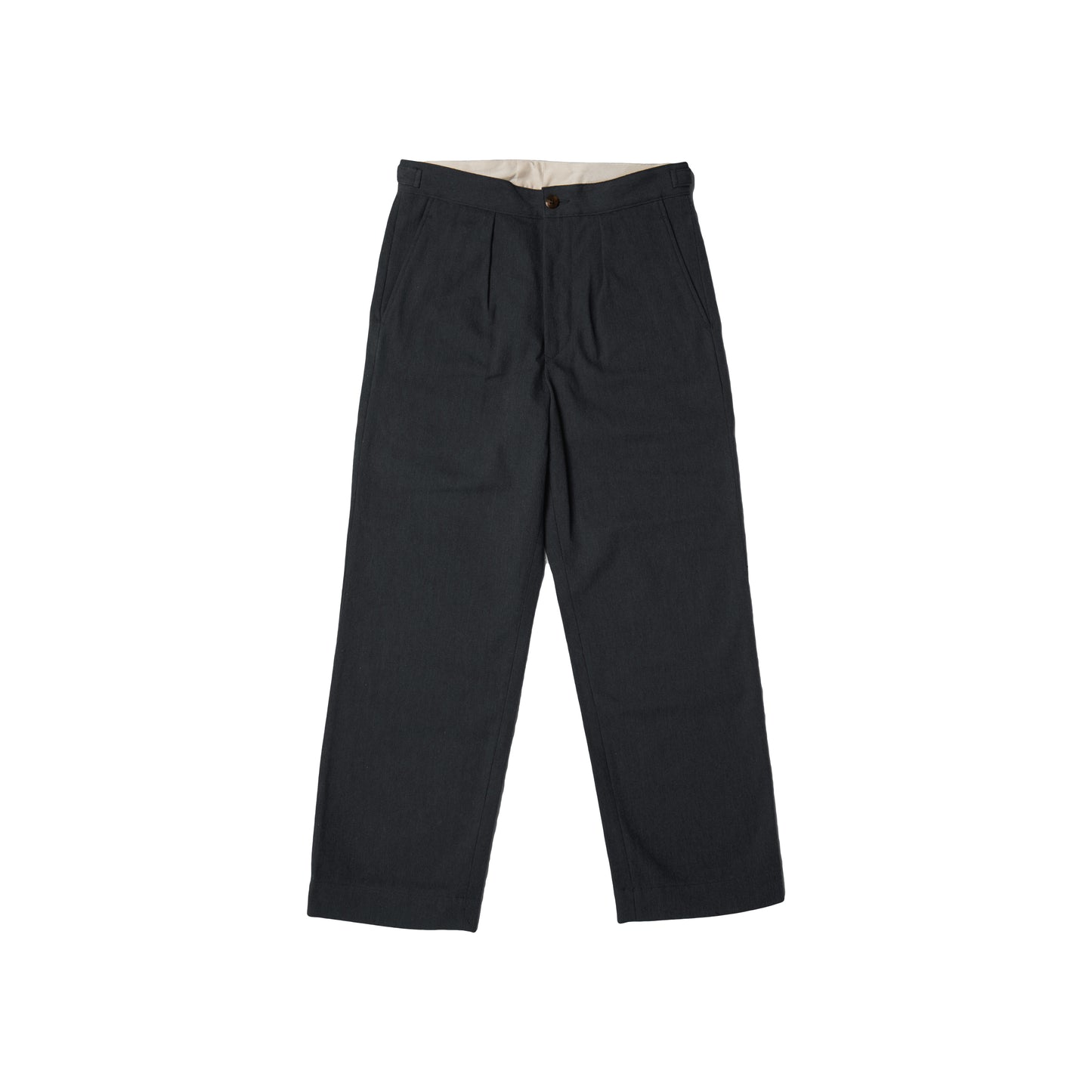 WOOL COTTON “NO.2” DRESS TROUSERS GREY
