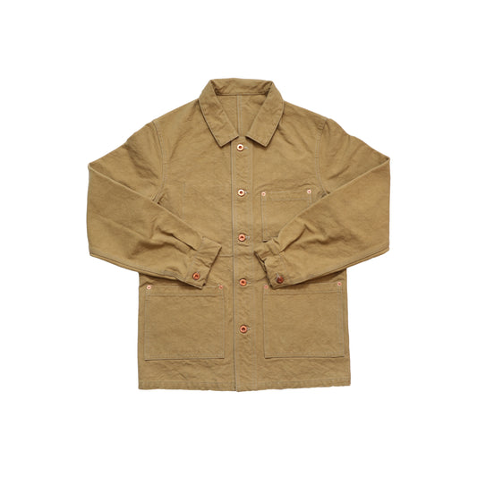 FRENCH WORK JACKET HAMPU (DUCK CANVAS) BEIGE