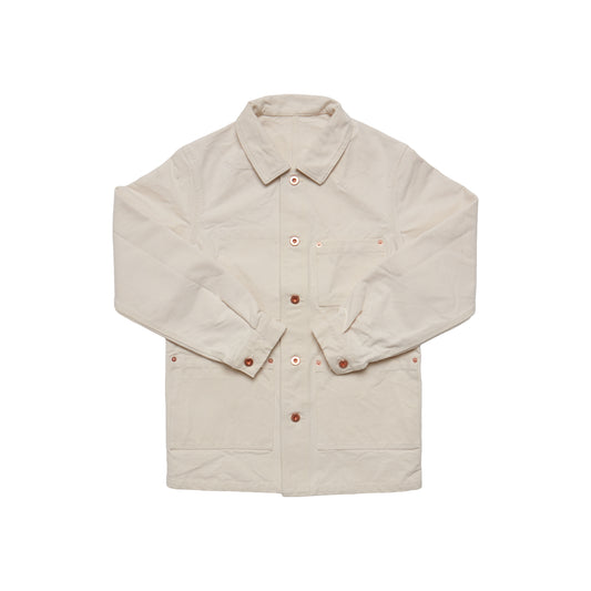 FRENCH WORK JACKET HAMPU (DUCK CANVAS) ECRU